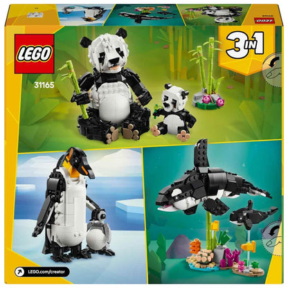 LEGO Creator 3in1 Wild Animals: Panda Family Toy Playset 31165