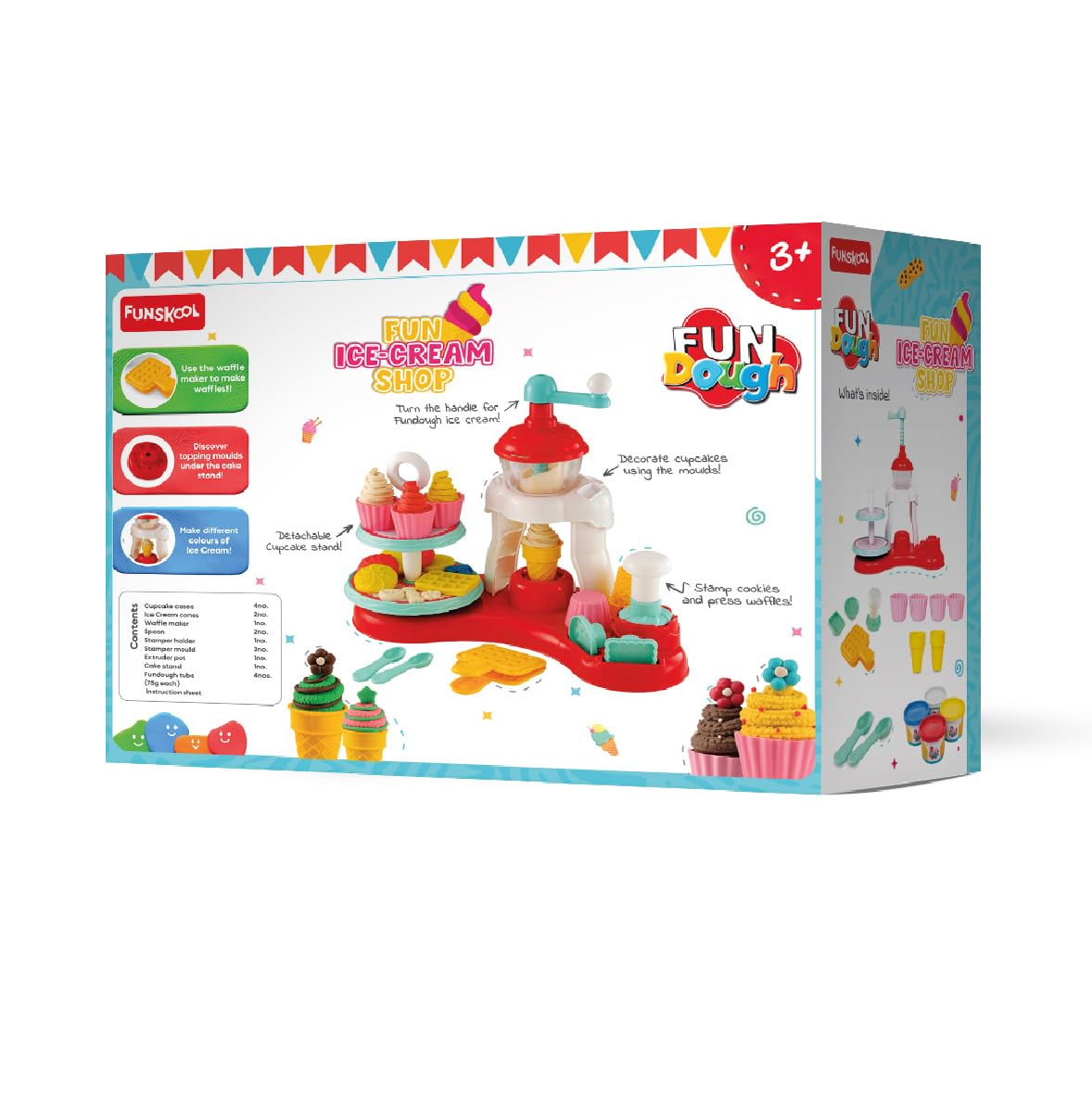 Fun Ice Cream Shop, Play Set for Kid (PACK OF 6)