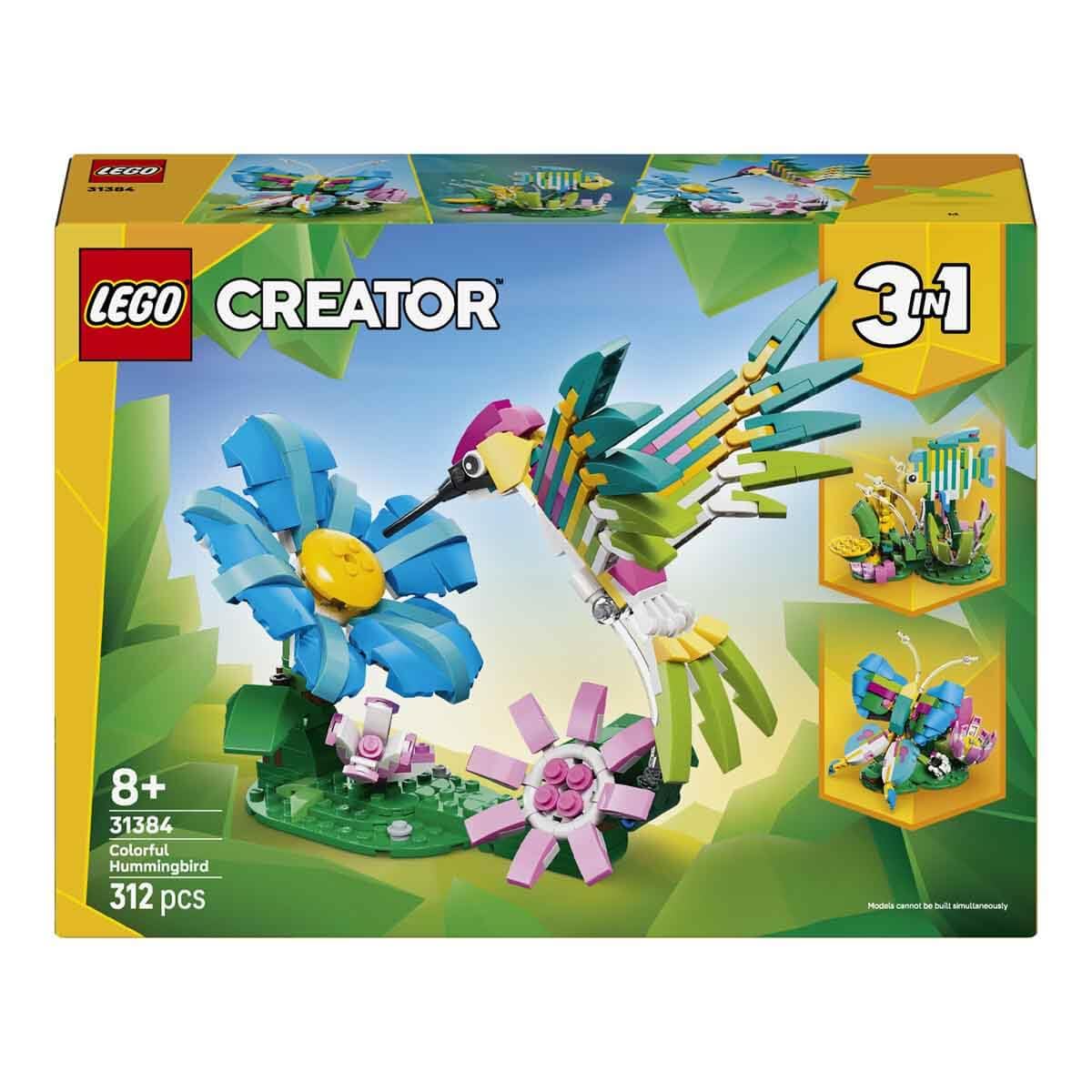 LEGO Creator 3 in 1 Wild Animals: Colorful Hummingbird  31384