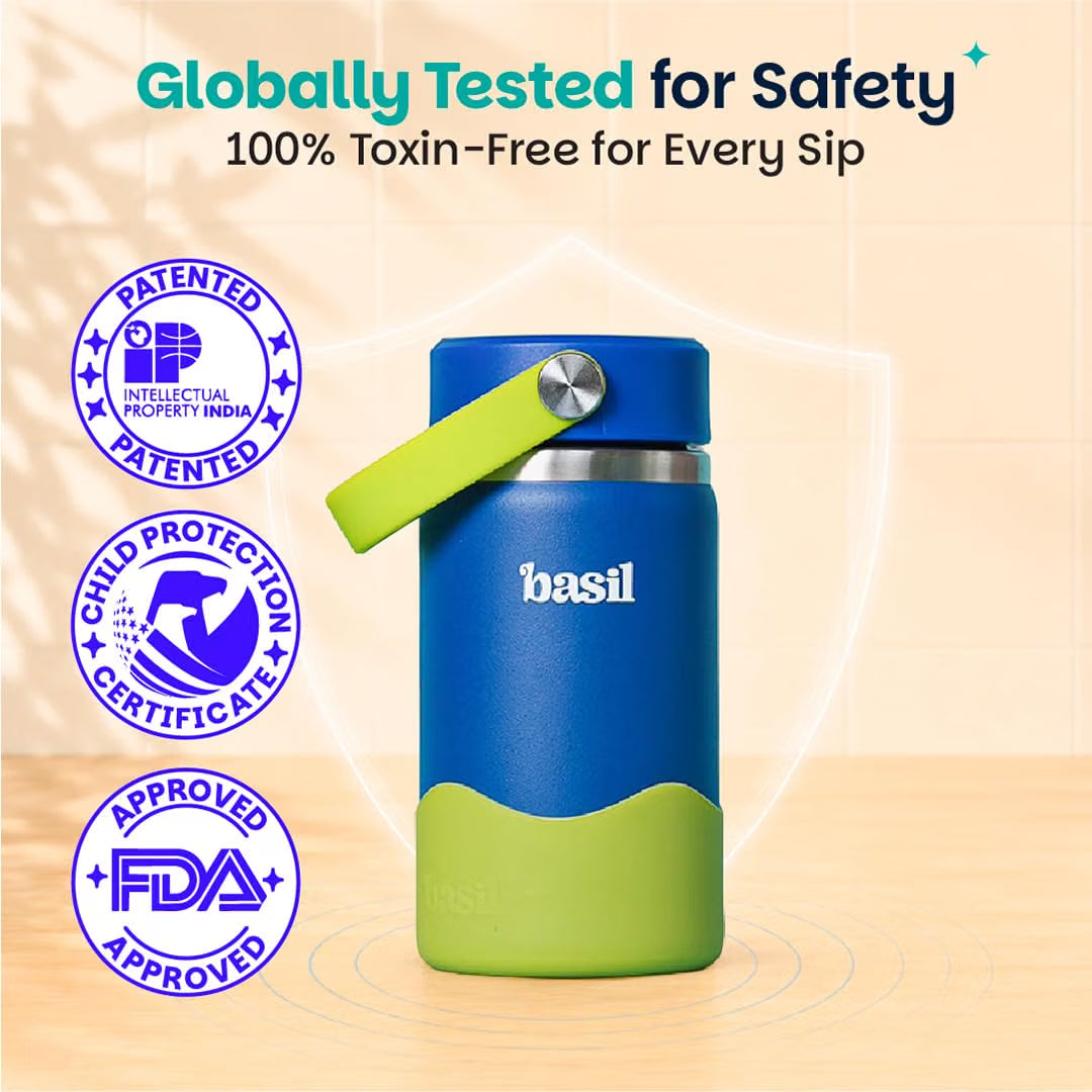 Basil HydraRush 380ml Insulated Stainless Steel Bottle – Oasis