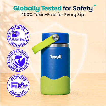 Basil HydraRush 380ml Insulated Stainless Steel Bottle – Oasis