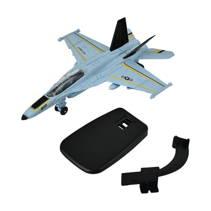 Toys Uncle Diecast Aeroplane Scale Model, (1:400 Fighter Aeroplane with Light and Sound (Type 8))