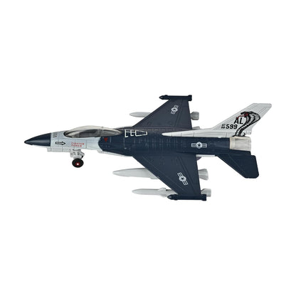 Toys Uncle Diecast Aeroplane Scale Model, (1:400 Fighter Aeroplane with Light and Sound (Type 5))