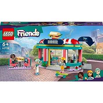 LEGO Friends Heartlake Downtown Diner 41728 Building Toy Set (346 Pieces)