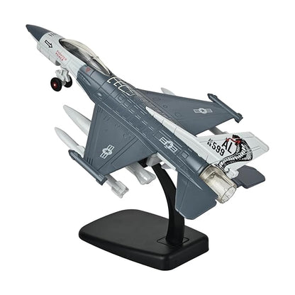 Toys Uncle Diecast Aeroplane Scale Model, (1:400 Fighter Aeroplane with Light and Sound (Type 17))