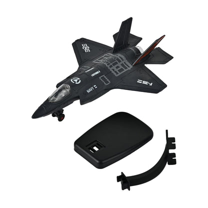 Toys Uncle Diecast Aeroplane Scale Model, (1:400 Fighter Aeroplane with Light and Sound (Type 6))