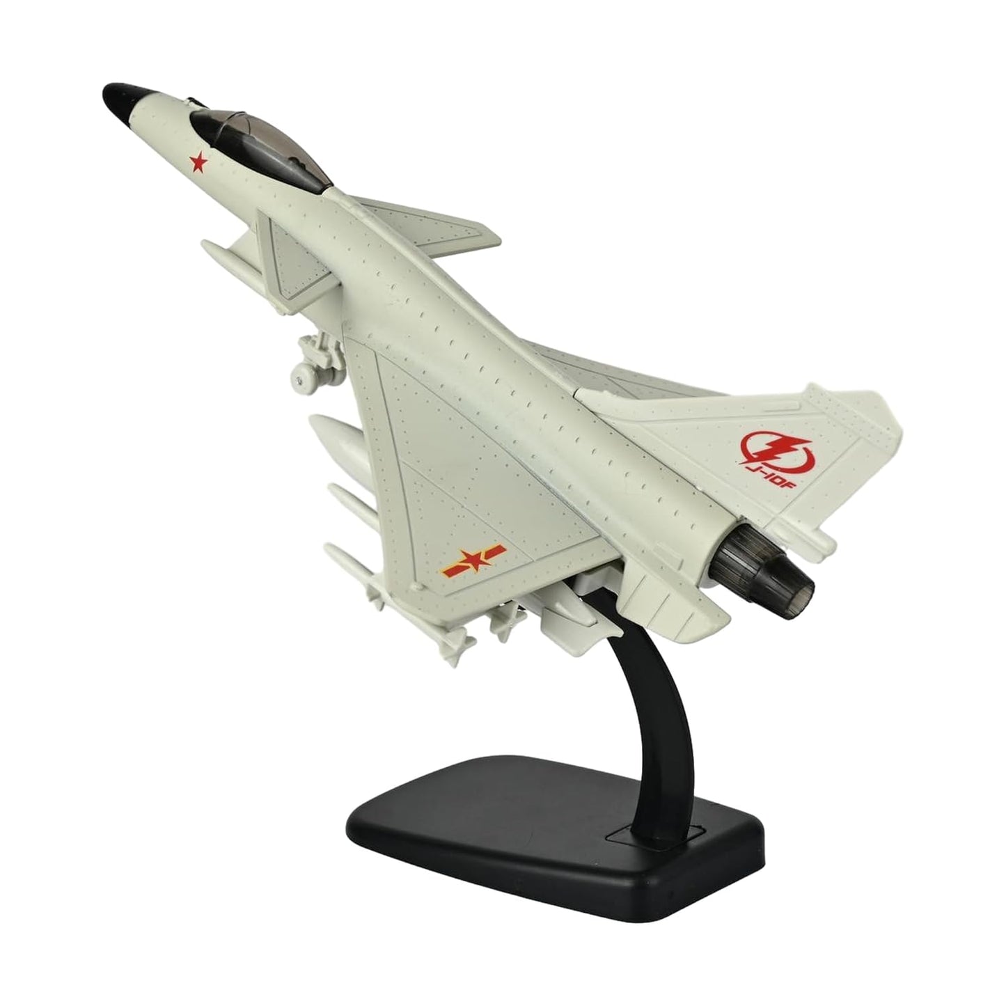 Toys Uncle Diecast Aeroplane Scale Model, (1:400 Fighter Aeroplane with Light and Sound (Type 9))