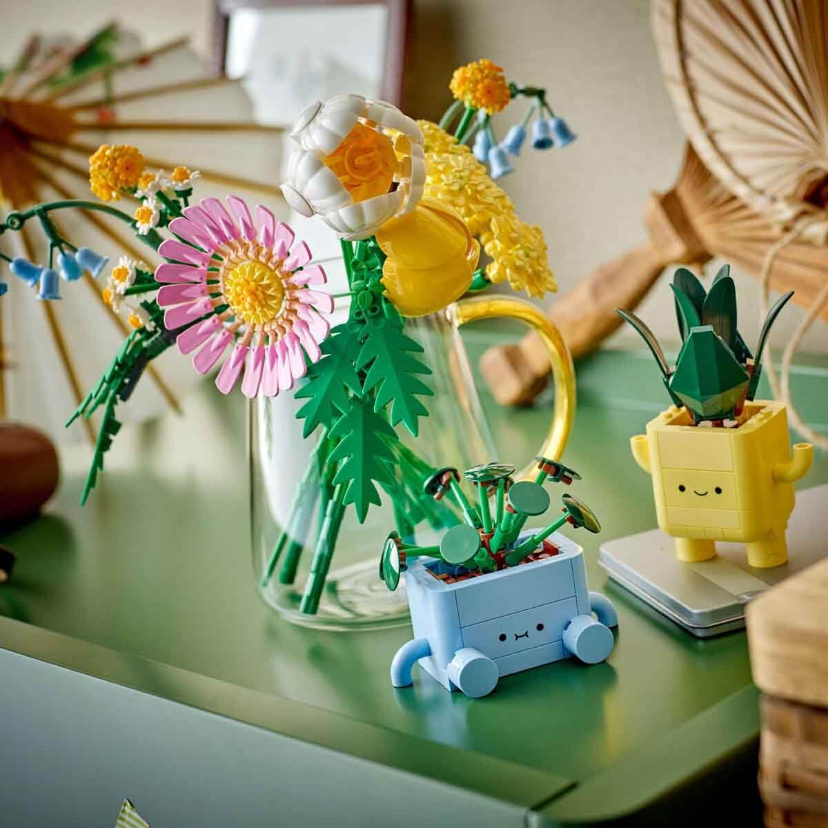 LEGO Botanicals Happy Plants Shelf Decor 10349 Building Blocks Toys for 9+ Gift for Boys and Girls