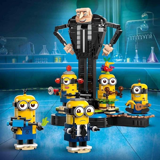 Brick-Built Gru and Minions 75582