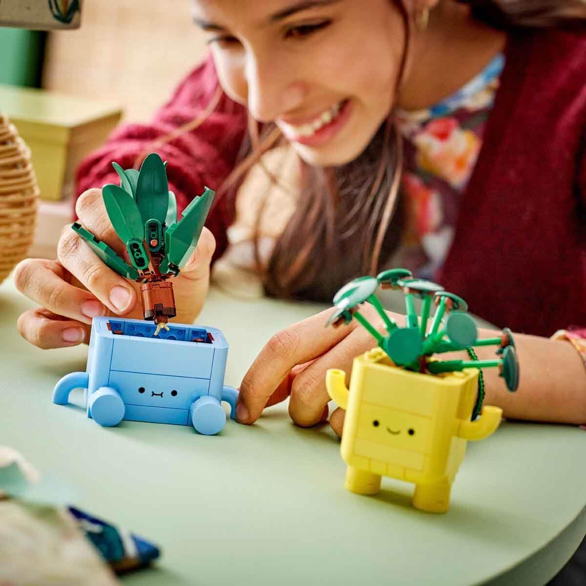 LEGO Botanicals Happy Plants Shelf Decor 10349 Building Blocks Toys for 9+ Gift for Boys and Girls