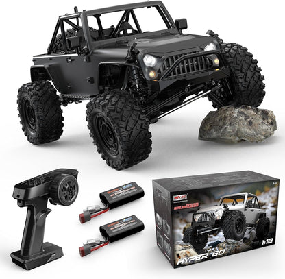 MJX HYPER GO H12Y 1/12 2.4G 4WD 4CH Sensorless Brushless Motor RC Car Vehicle Model RTR - H12Y Titanium