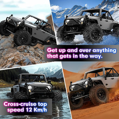 MJX HYPER GO H12Y 1/12 2.4G 4WD 4CH Sensorless Brushless Motor RC Car Vehicle Model RTR - H12Y Titanium