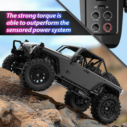 MJX HYPER GO H12Y 1/12 2.4G 4WD 4CH Sensorless Brushless Motor RC Car Vehicle Model RTR - H12Y Titanium