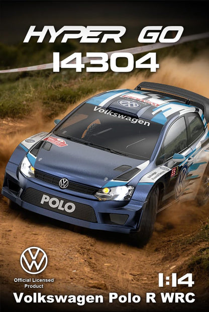 MJX HYPER GO 14304 1/14 2.4G Sport Drift RC Car Brushless High Speed Vehicle Models 43km/h W/ Light R WRC Official Authorization - One Battery