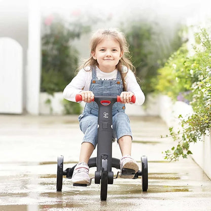 Hape Toddler Balance Bike 3-in-1 Convertible Ride-On Trike with Pedals for Kids ( YELLOW )