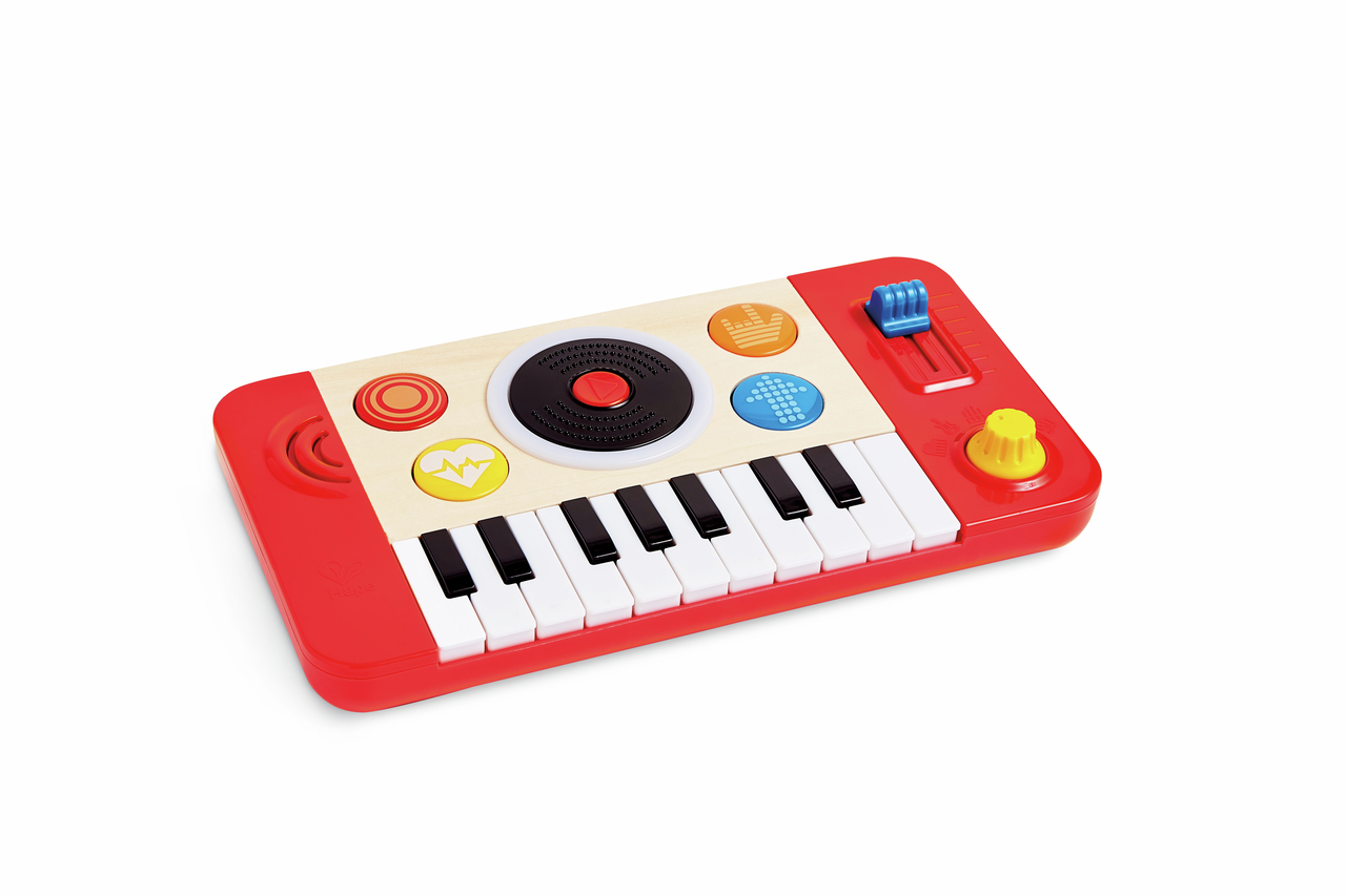 Hape Musical DJ Mixer Keyboard Toy with Lights, Sounds & Interactive Music Play Features
