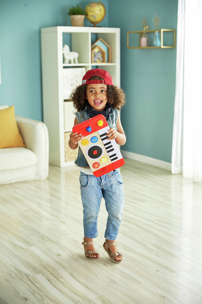 Hape Musical DJ Mixer Keyboard Toy with Lights, Sounds & Interactive Music Play Features