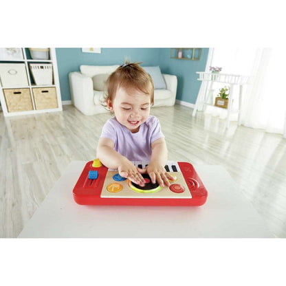 Hape Musical DJ Mixer Keyboard Toy with Lights, Sounds & Interactive Music Play Features