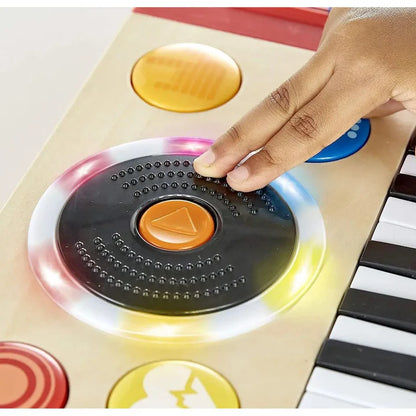Hape Musical DJ Mixer Keyboard Toy with Lights, Sounds & Interactive Music Play Features