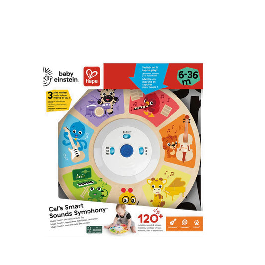 Baby Einstein Hape Musical Activity Board for Toddlers – Smart Sounds Symphony with Multi-Instrument Play & Learning