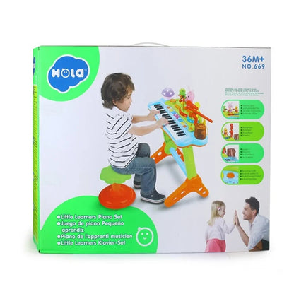 Hola 669 Electronic Keyboard & Stool Set (3Y+)