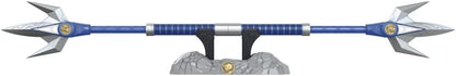 Power Rangers Lightning Collection Mighty Morphin Power Lance – Blue Ranger Collector Replica with Display Stand