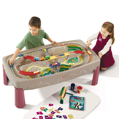 Step2: Deluxe Canyon Road Train & Track Table