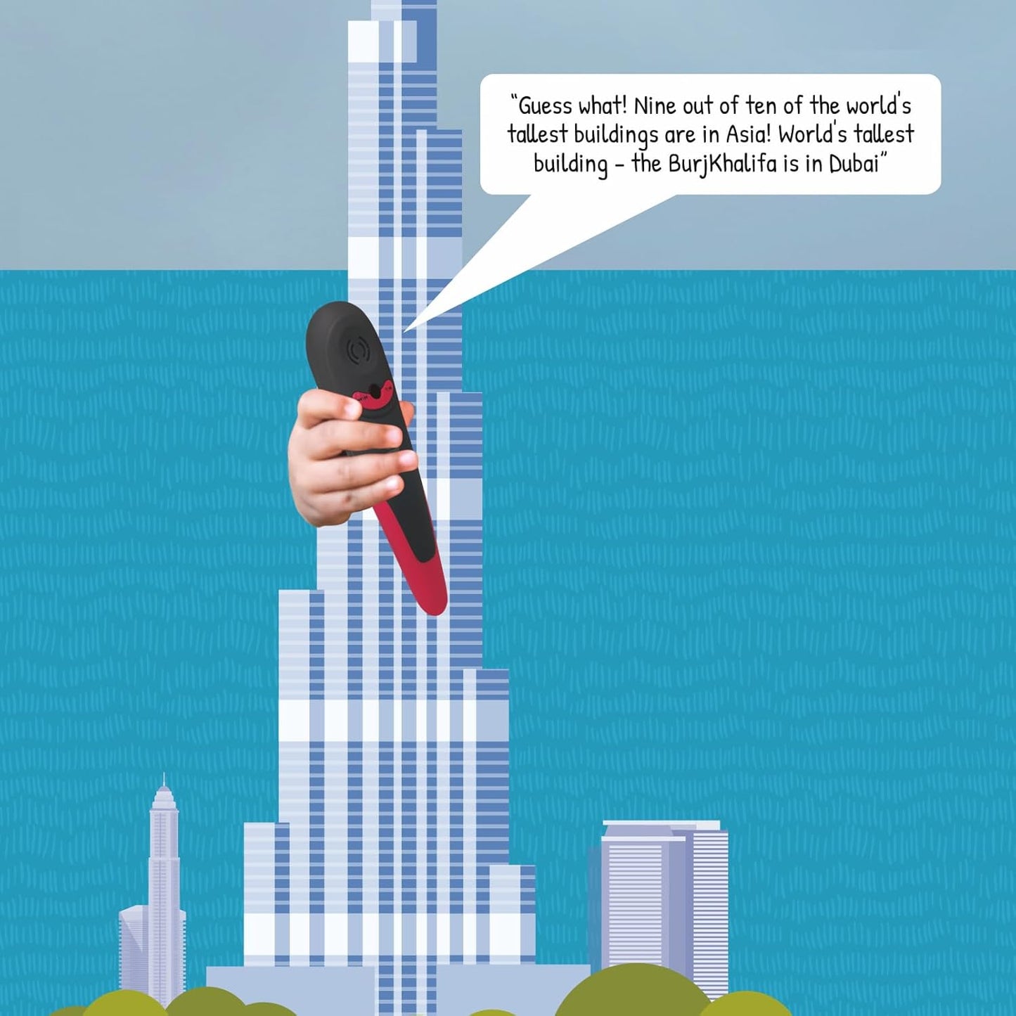 goDiscover Interactive Globe with Smart Talking Pen | DIY Talking Globe of Continents and Oceans in English, Spanish, French, German, and Arabic | Fun Educational Toy for Kids, Geography Learning