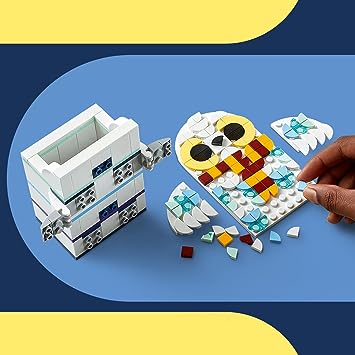 LEGO DOTS Hedwig Pencil Holder 41809 DIY Craft Kit (518 Pieces)