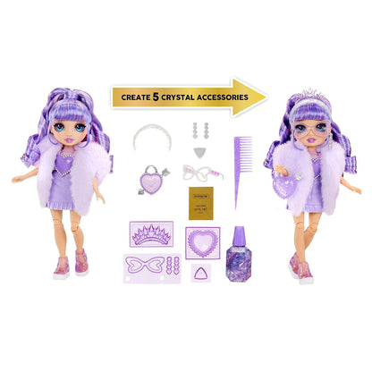 Rainbow High Creative Crystals Fashion Doll with DIY Crystal Accessory Activity