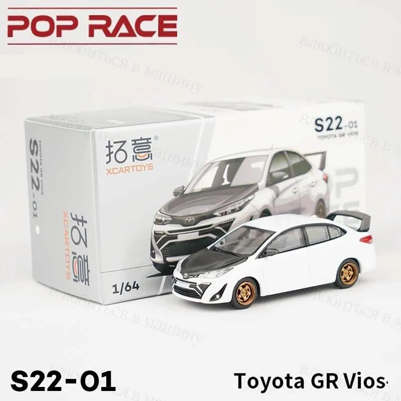 Pop Race Toyota GR Vios S22-01 1:64 Scale