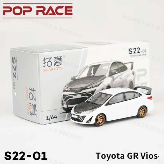 Pop Race Toyota GR Vios S22-01 1:64 Scale
