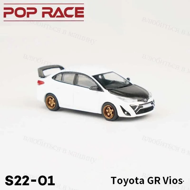 Pop Race Toyota GR Vios S22-01 1:64 Scale