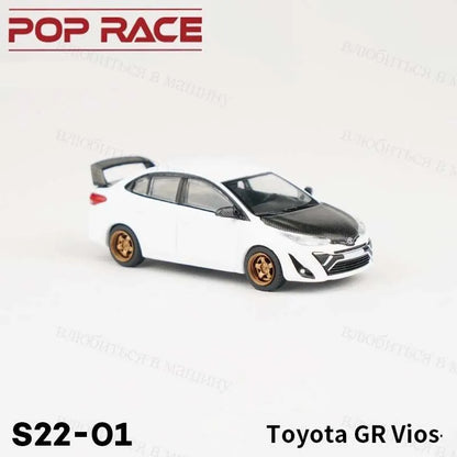 Pop Race Toyota GR Vios S22-01 1:64 Scale