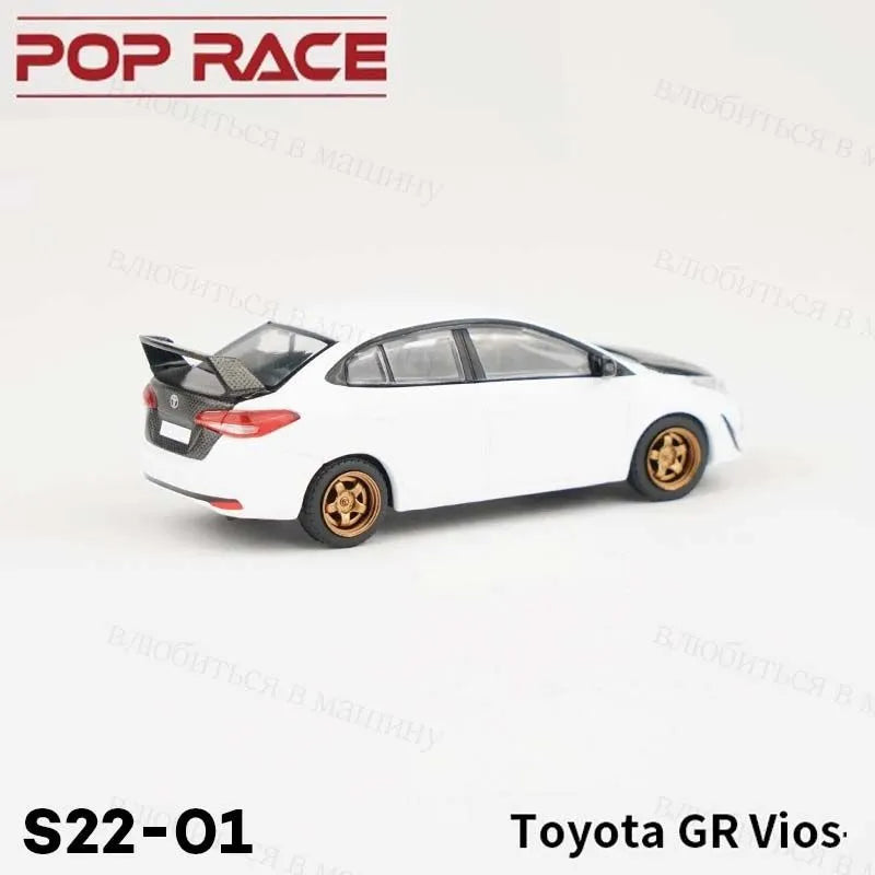 Pop Race Toyota GR Vios S22-01 1:64 Scale