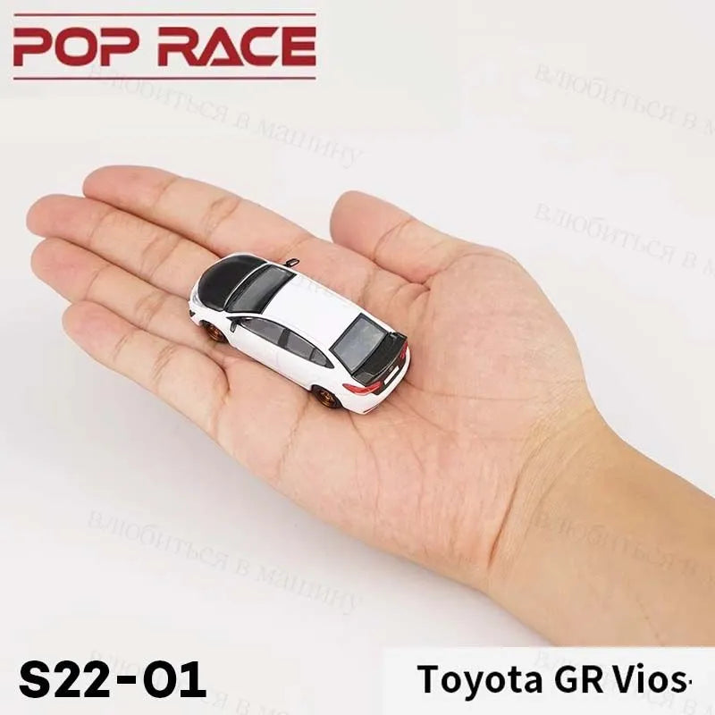 Pop Race Toyota GR Vios S22-01 1:64 Scale