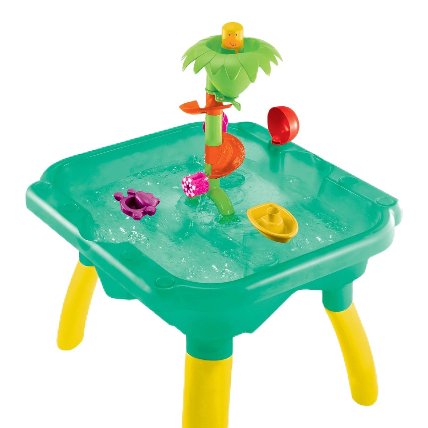 Kid Giggles Splash N Fun Water Play Table, 10 Accessories for Water Fun Play, Ideal for Pre-Schoolers, Multi-Colour.(PACK OF 2)