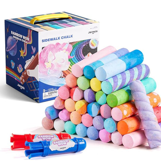 Jarmelo Rainbow Wow Sidewalk Chalk-36 Colors