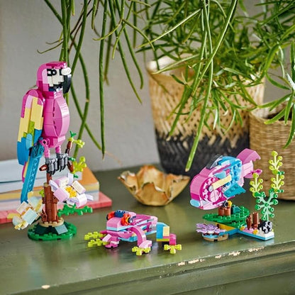 Exotic Pink Parrot 31144