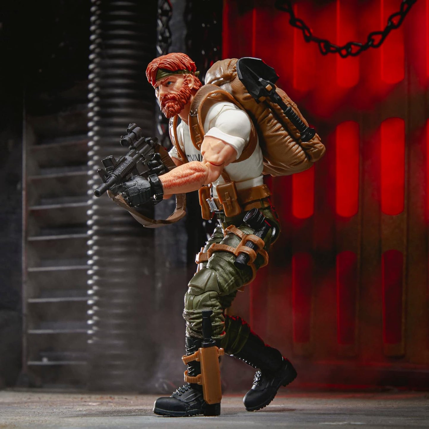 G.I. Joe Classified Series Stuart Outback Selkirk Action Figure 63 Collectible Premium Toy with Accessories 6-Inch-Scale Custom Package Art