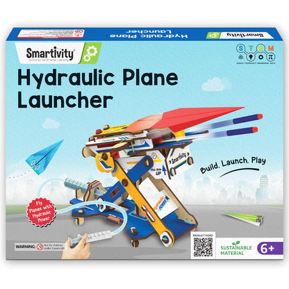 Smartivity 2in1 Hydraulic Aeroplane & Dart Launcher Toy for Kids 6-8-10-12-14 Years Old (PACK OF 6)