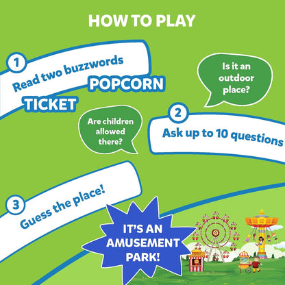 Skillmatics Card Game - Guess in 10 All Around The Town, Gifts for 6 Year Olds and Up, Quick Game of Smart Questions, Fun Family Game(PACK OF 5)