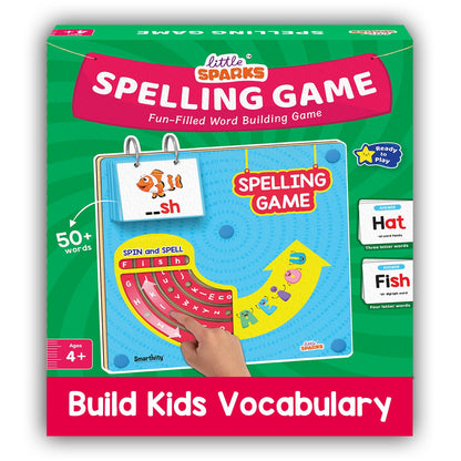 Smartivity Spelling Game Learning Toy for Kids 4-8 Years Old I 50+ Picture Cards I Birthday Gift I Educational Word & Vocabulary Building Toy with Rotating Letter Wheels I Travel-Friendly(PACK OF 6)