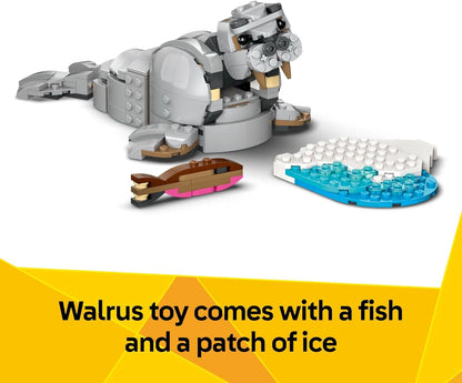 LEGO Creator 3 in 1 Wild Animals: Majestic Rhino with Birds Pretend Play Toy for Kids 31171