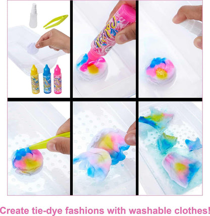 Barbie Color Reveal Tie-Dye Fashion Maker Set – Barbie & Chelsea Dolls, Puppy & 50 Surprises