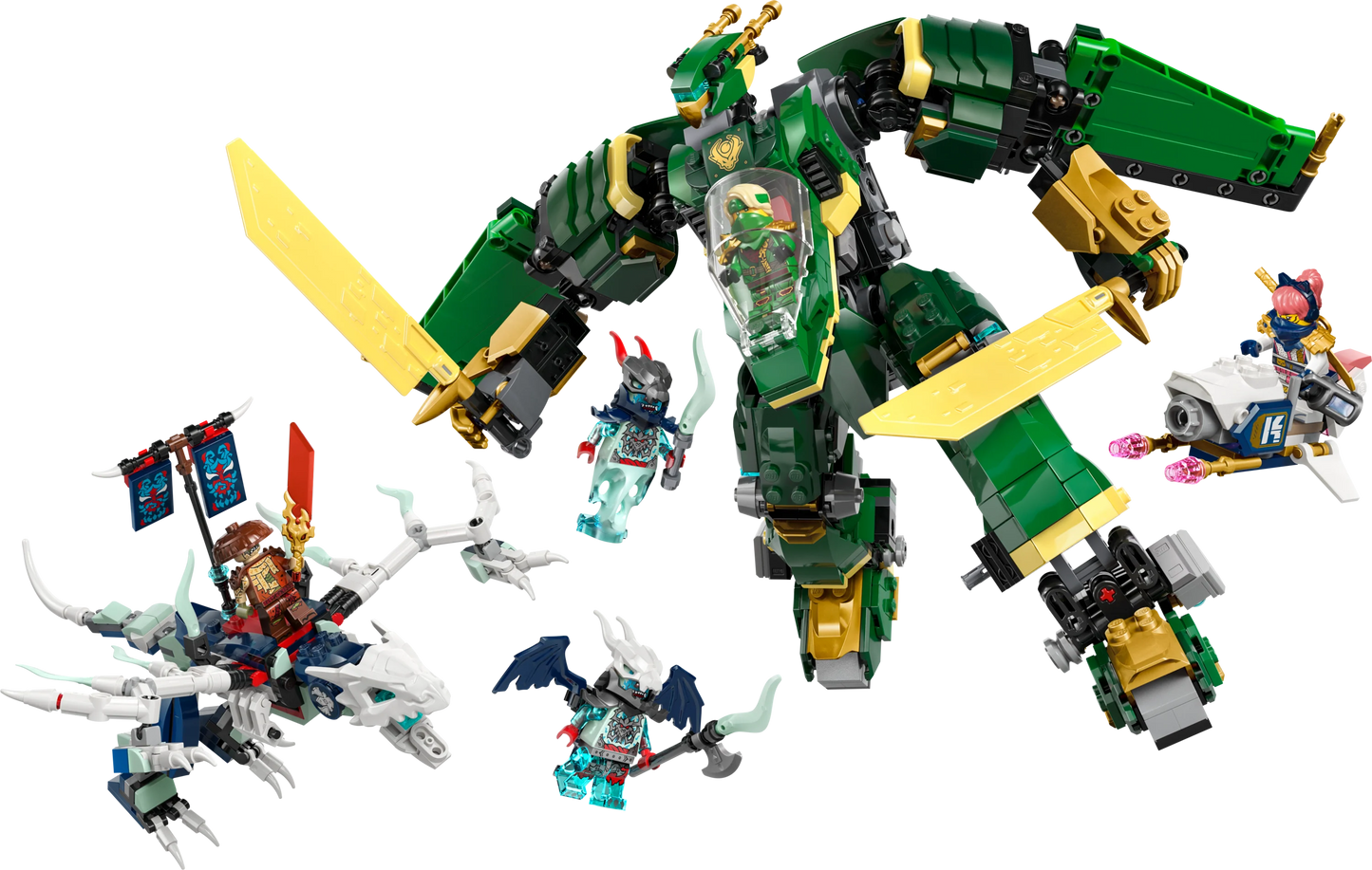 Ninjago Lloyd’s Jet Mech 71845 Building Kit