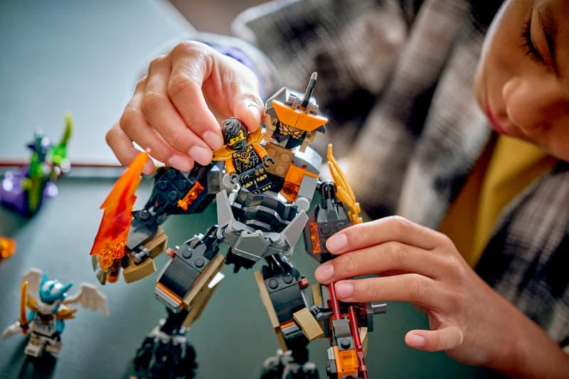 LEGO NINJAGO Cole's Mission Mech & Dragon Zane 71854