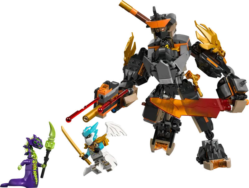 LEGO NINJAGO Cole's Mission Mech & Dragon Zane 71854