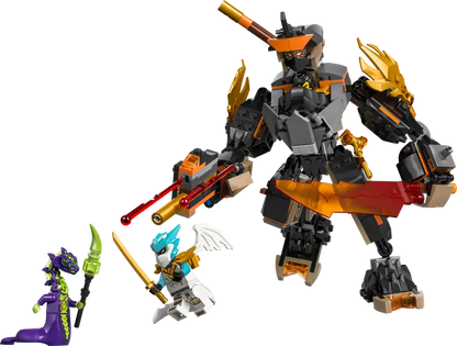 LEGO NINJAGO Cole's Mission Mech & Dragon Zane 71854