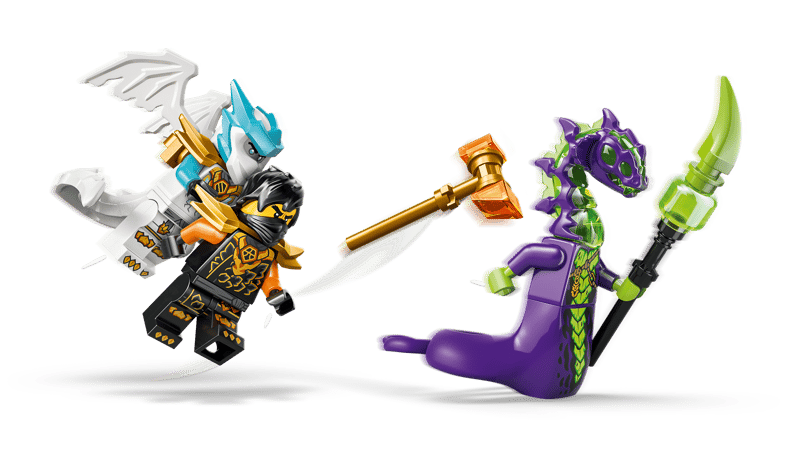 LEGO NINJAGO Cole's Mission Mech & Dragon Zane 71854